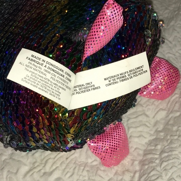 Shimmeez 8" Maggie Unicorn Sequin Plush - Picture 5 of 5